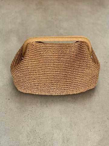 Hand Crochet Frame Clutch Handbag